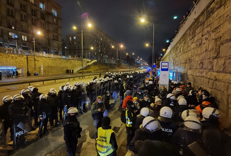 Manifestacja 28 listopada Fot. Maciej Suchorabski