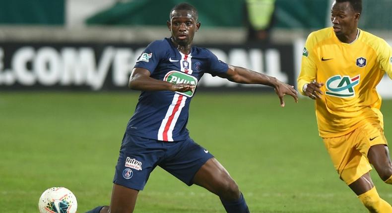 Bayern Munich have signed French teenager Tanguy Kouassi (L) on a free transfer from Paris Saint-Germain.