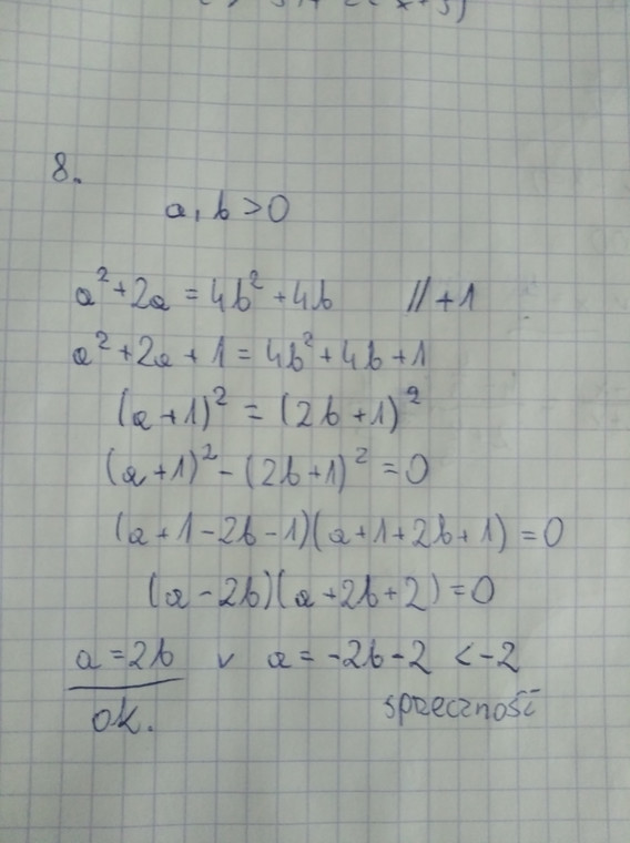 Zadanie 8. z matematyki rozszerzonej