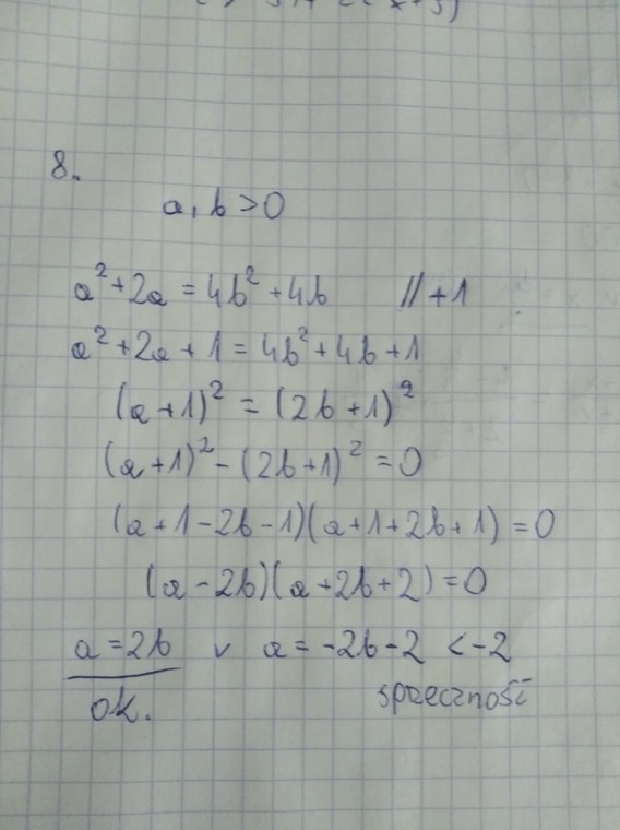 Zadanie 8. z matematyki rozszerzonej