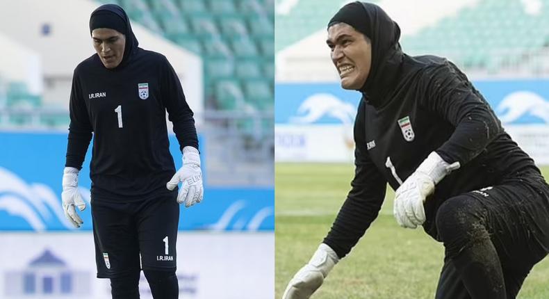 Iran women’s goalkeeper accused of being a man after saving two penalties