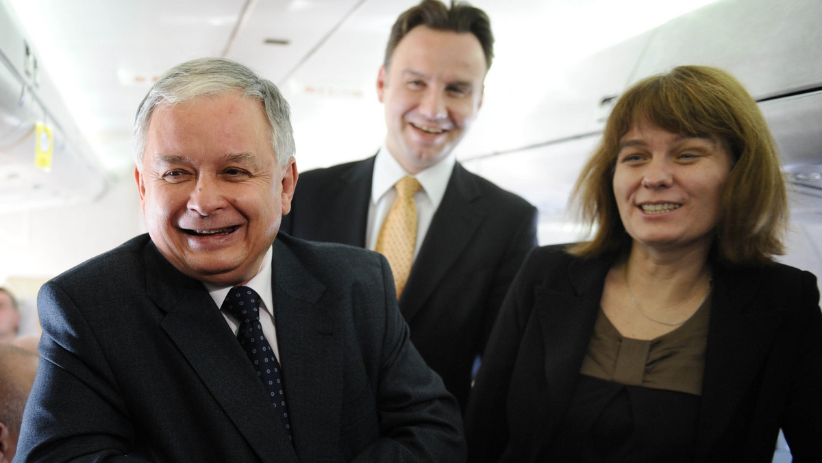 Lech Kaczyński, Andrzej Duda i Małgorzata Bochenek