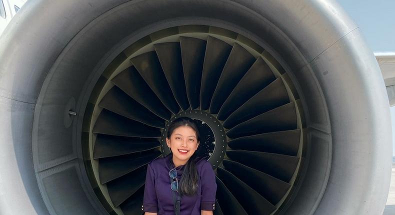 Betty Ma became a flight attendant right after college, but issues like unpredictable schedules and poor work-life balance led her to hang up her wings after 5 years.Courtesy of Betty Ma