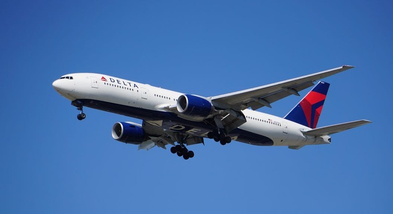 Delta Air Lines aircraft.