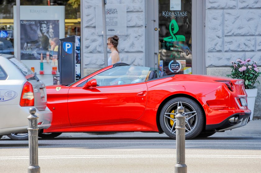 Magda Gessler w ferrari