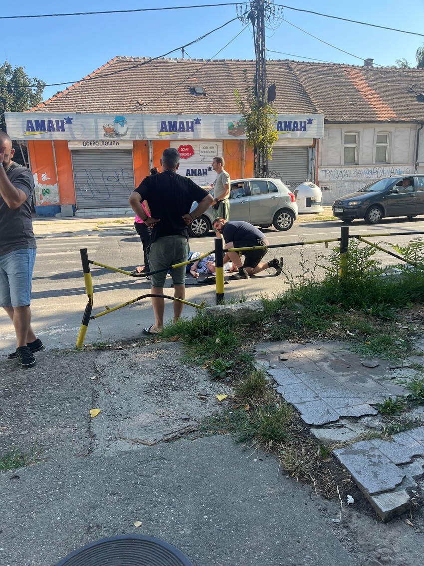 Oboren pešak u Zemunu