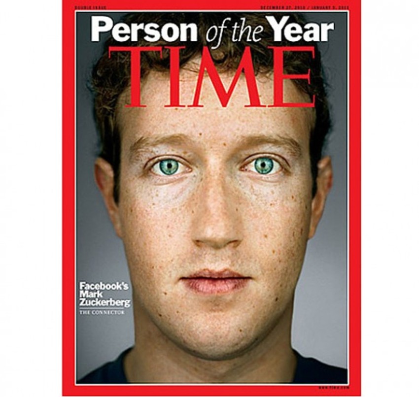 Mark Zakerberg kao čovek godine po izboru magazina Tajm 2010. godine