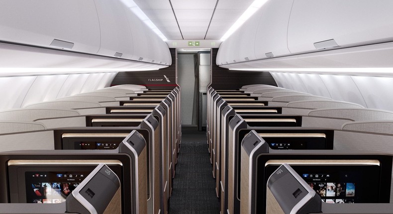 American is installing new lie-flat business class seats on its upcoming A321XLR narrowbody.American Airlines