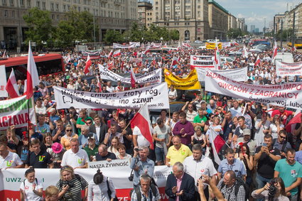 "Żarty się skończyły". Protest rolników w Warszawie