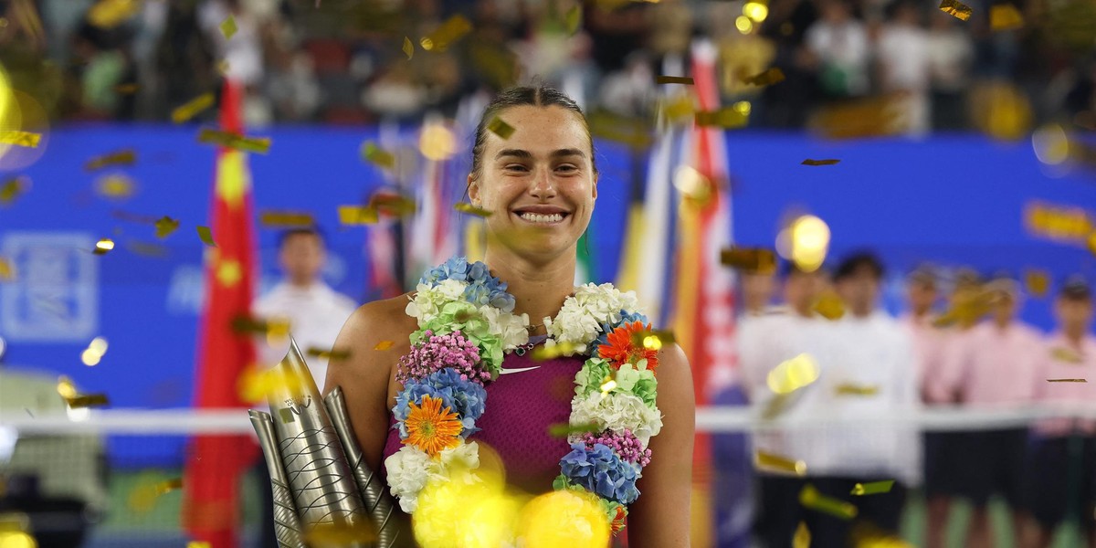 Aryna Sabalenka jest jesienią w wielkiej formie