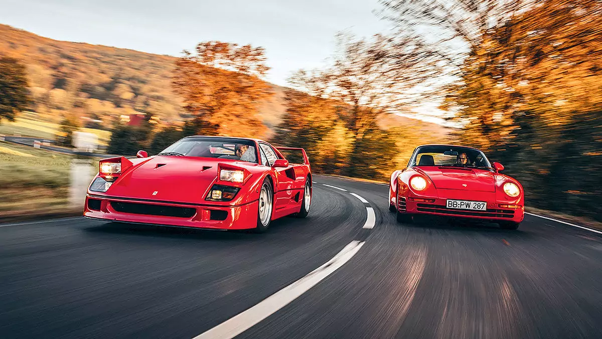 Porsche 959 S kontra Ferrari F40