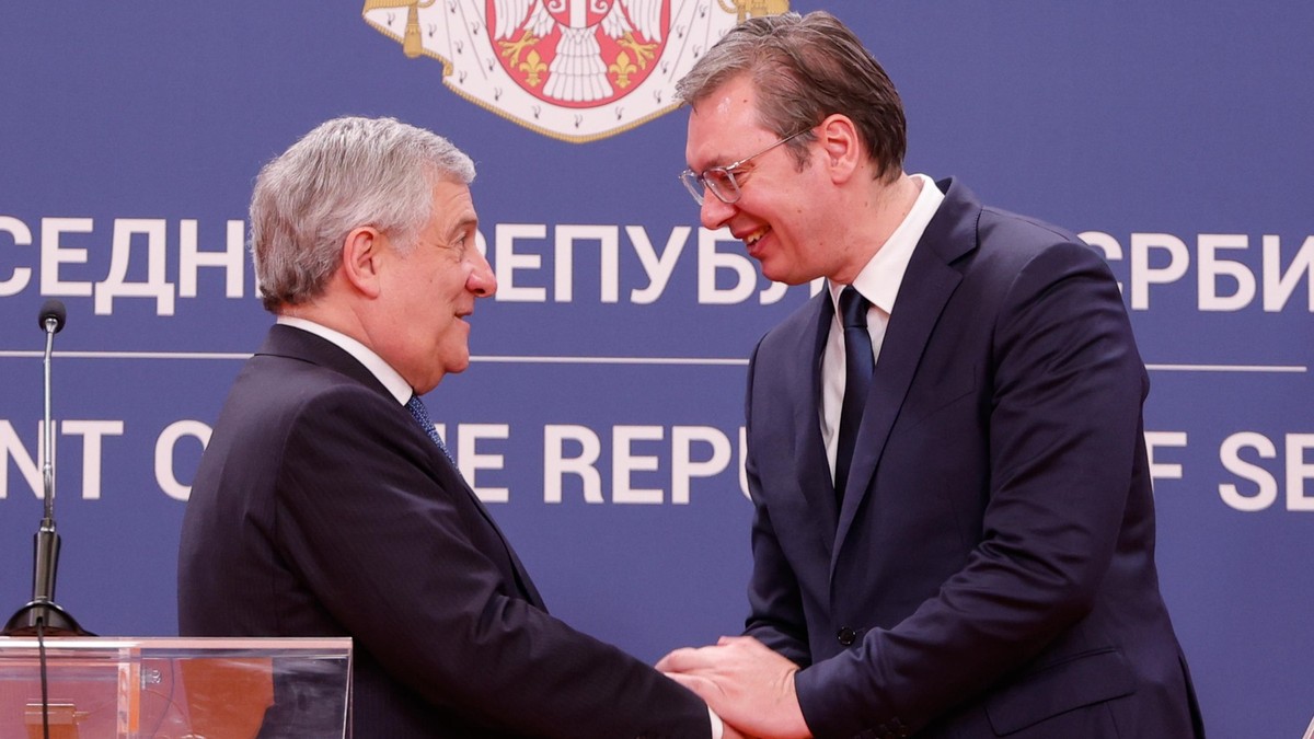 Antonio Tajani, Aleksandar Vučić