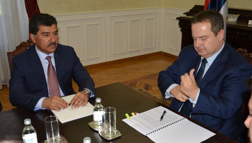 Ivica Dačić i Ahmed bin Hasan Hamadi