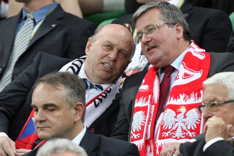 Grzegrz Lato i Bronisław Komorowski