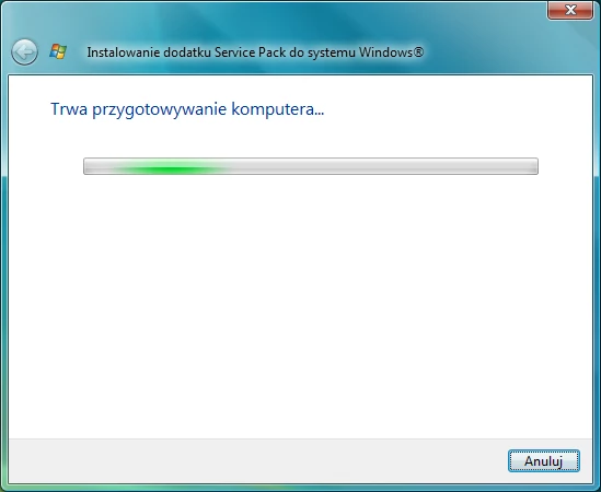 Komputer zostaje „przygotowany” (spokojnie – nie gotował się :))