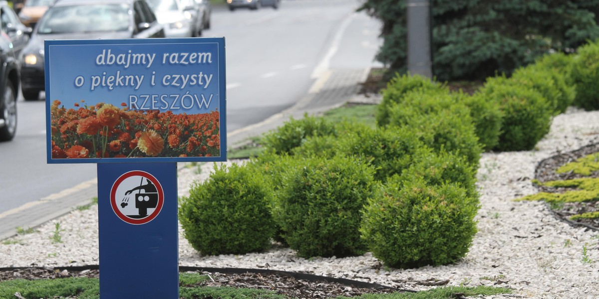 Rzeszów został uznany za najczystrze miasto w Polsce do 300 tys. mieszkańców