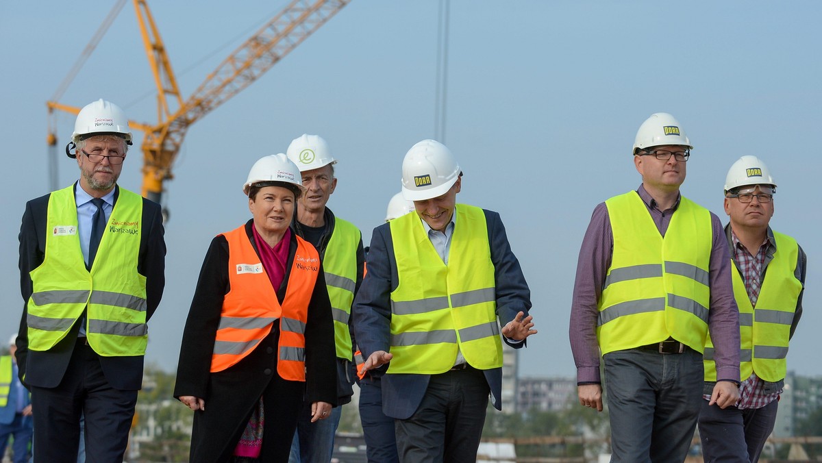 WARSZAWA MOST ŁAZIENKOWSKI BUDOWA KONFERENCJA