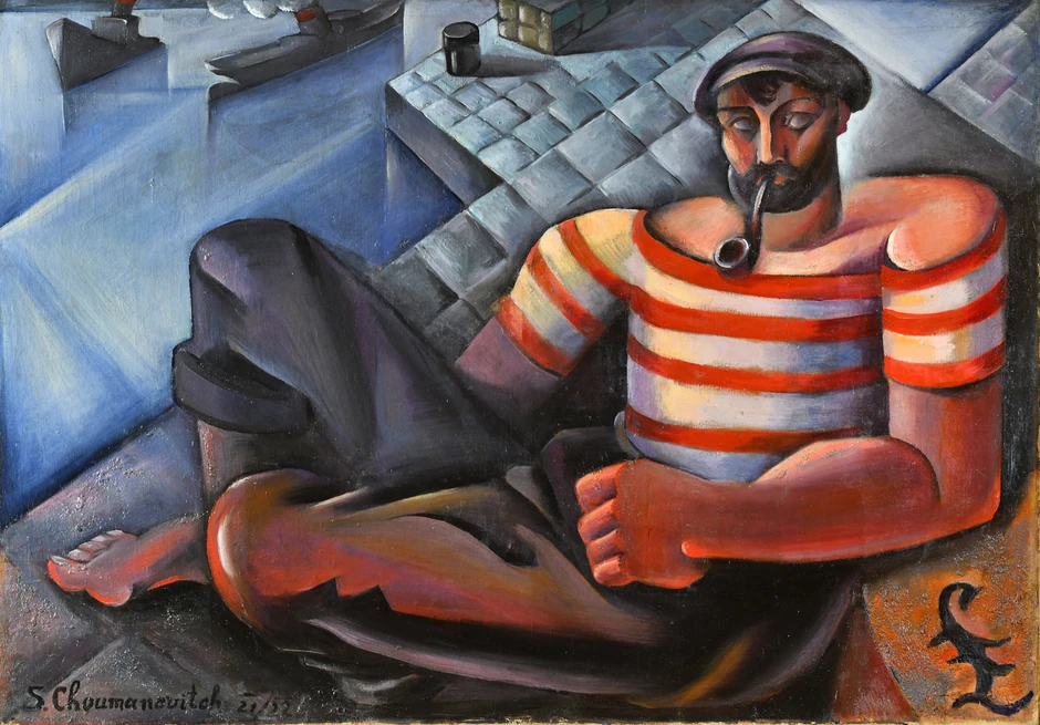 Sava Šumanović, Mornar na molu, 1921/1922.