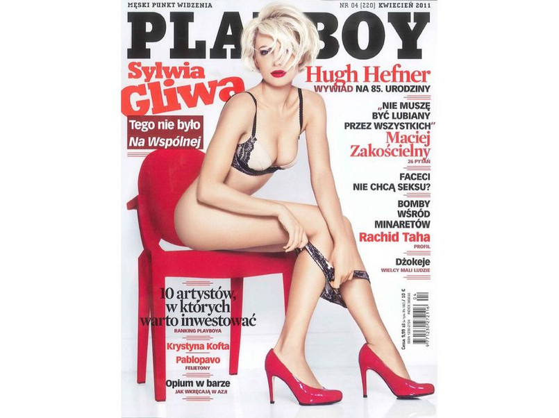 Sylwia Gliwa na okładce „Playboya”, fot. Irek Kielczyk