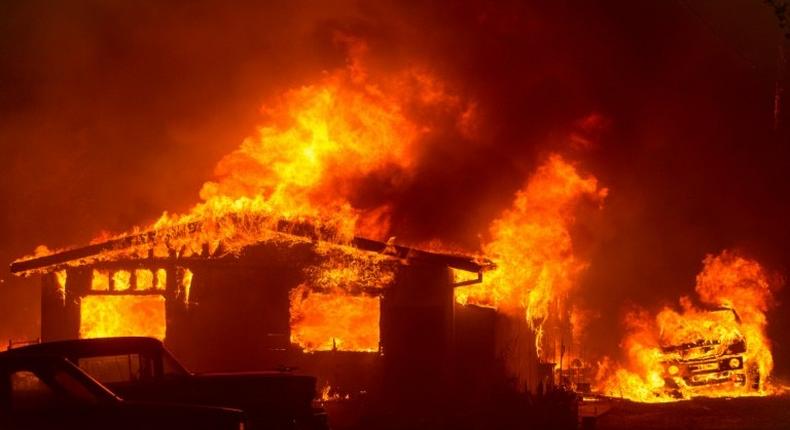 Fire crews equipped with planes and helicopters in the US state of California were making steady progress against 11 active blazes fueled by searing temperatures and high winds