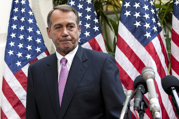 Przewodniczący (spiker) Izby Reprezentantów USA John Boehner, republikanin ze stanu Ohio.