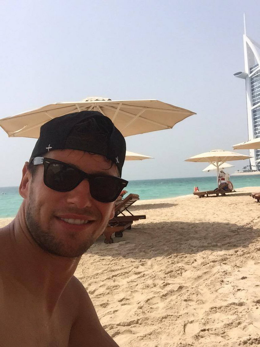 Grzegorz Krychowiak z Celią Jaunat na wakacjach w Dubaju! 