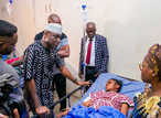 Gov Oyebanji visits rescued  Ekiti School pupils, teachers in hospital