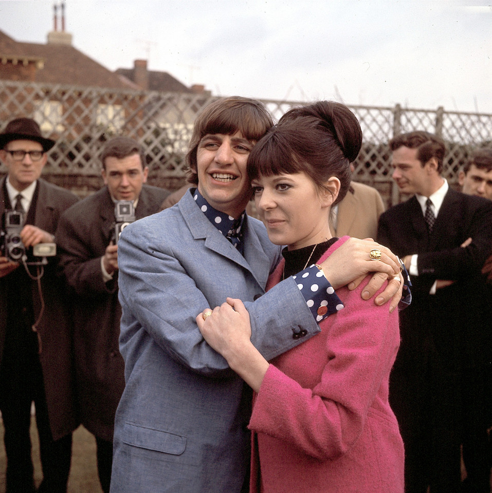 Ringo Starr i jego pierwsza żona, Maureen (1965 r.)