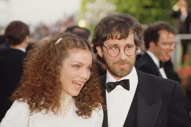 Steven Spielberg z żoną Amy w 1983 r. Fot. Bill Nation/Sygma via Getty Images
