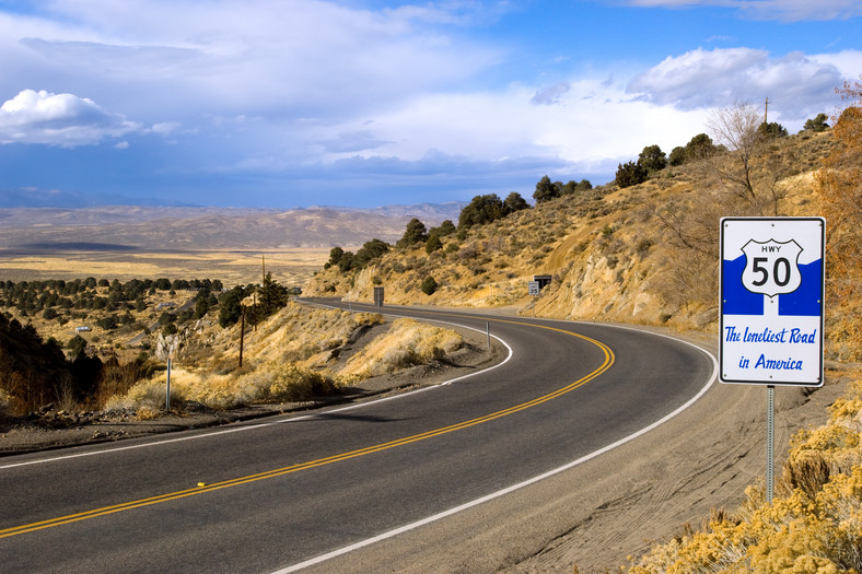 Nevada Route 50, "Najbardziej samotna droga w Ameryce"