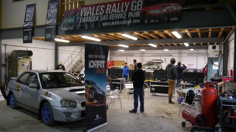 Dirt Rally - pokaz w Higgins Rally School