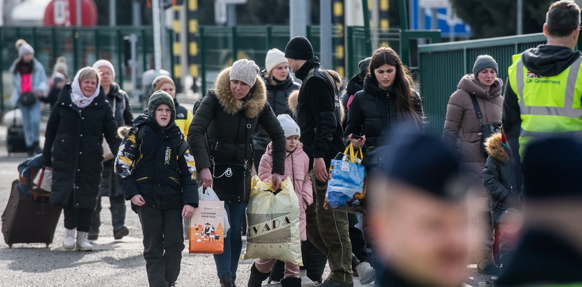 Coraz więcej uchodźców z Ukrainy w Polsce. Przejścia graniczne są oblegane