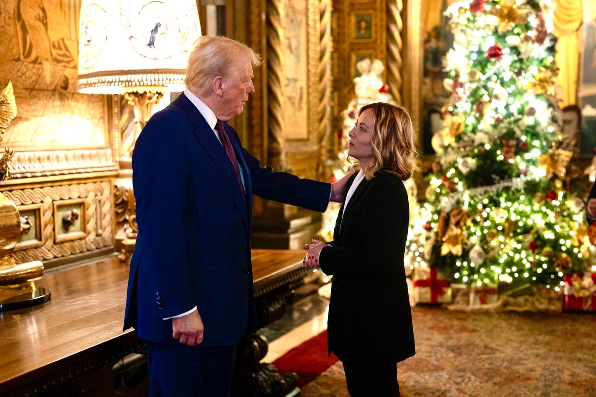 Donald Trump i Giorgia Meloni