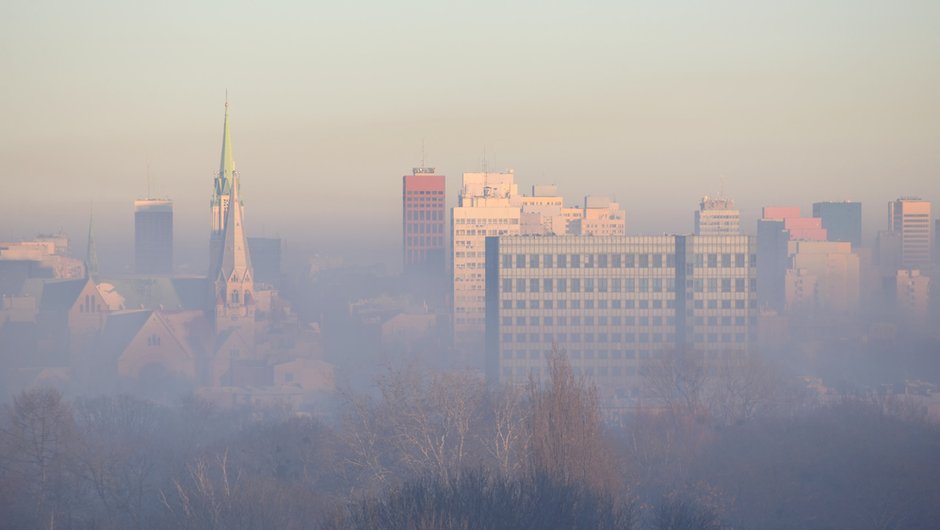 Smog w Łodzi