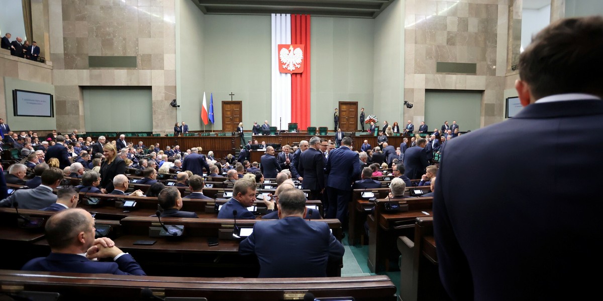 Inauguracyjne posiedzenie Sejmu X kadencji