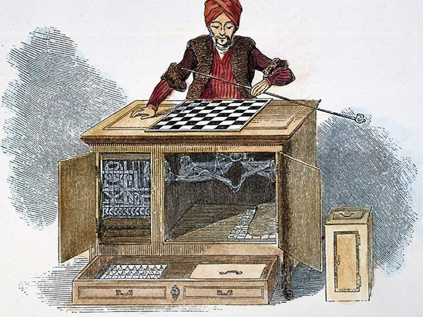 "Mechaniczny Turek" był pierwszą maszyną do gry w szachy