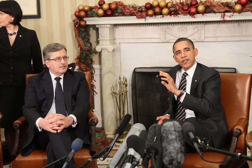 Bronisław Komorowski i Barack Obama