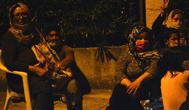 Lezbos, izbeglički kamp Morija, migranti, požar