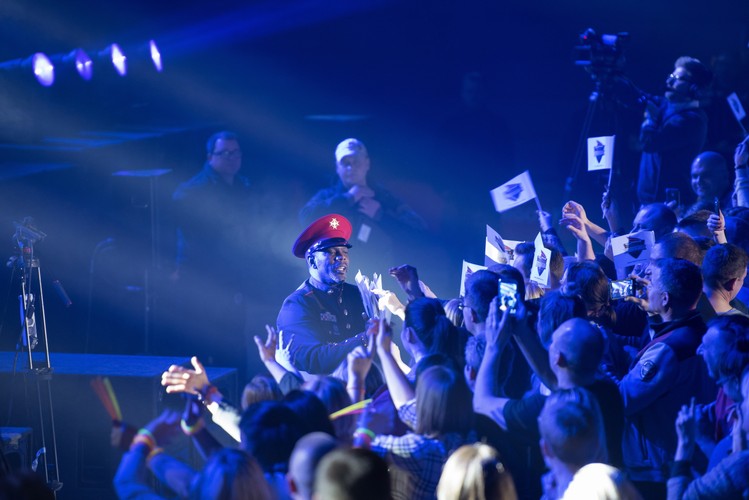 Zespół Captain Jack podczas koncertu '90s Live in Concert' w Ergo Arenie w Gdańsku