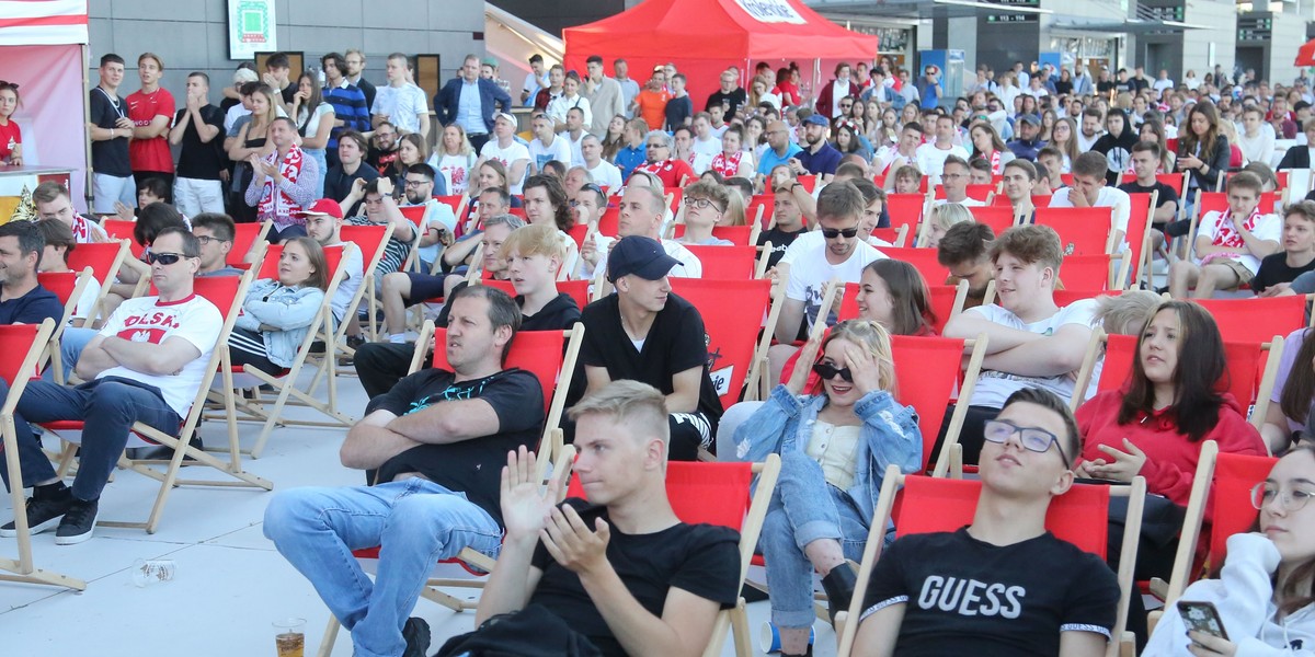 Strefa kibica na stadionie Legii 