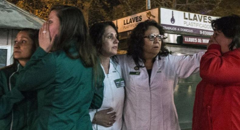 Some Santiago residents ran out of their buildings fearing new tremors.