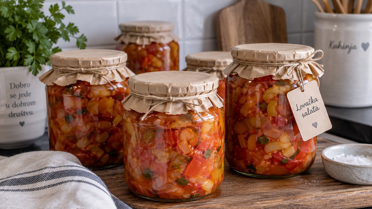 Najbolji starinski recept za lovačku saltu za koju mnogi kažu da je ukusnija od ajvara