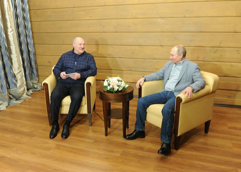 Putin i Łukaszenka spotkali się w zimowym kurorcie Soczi