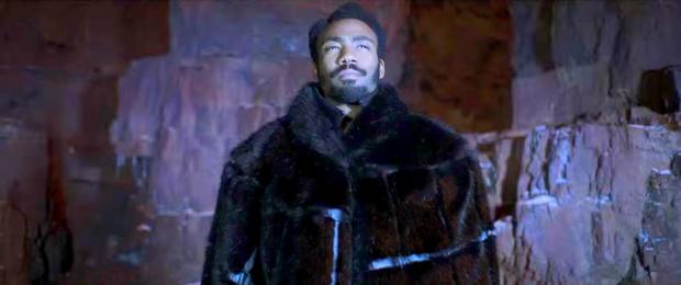 Donald Glover în rolul lui Lando Calrissian (foto: youtube.com)