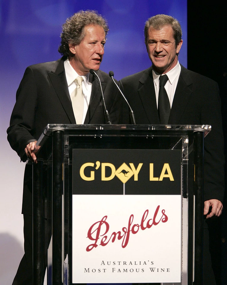 Gwiazdy, które mieszkały razem: Geoffrey Rush i Mel Gibson
