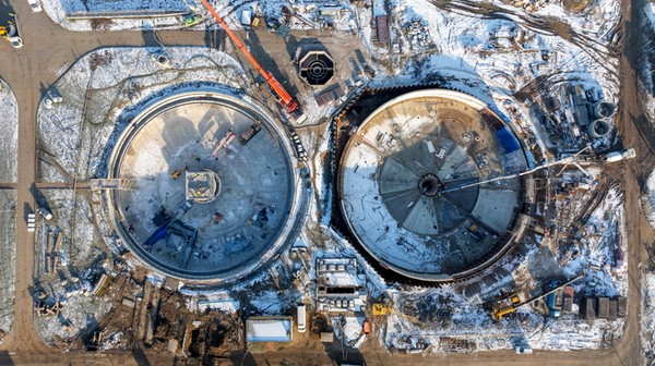 Trwa rozbudowa Wrocławskiej Oczyszczalni Ścieków