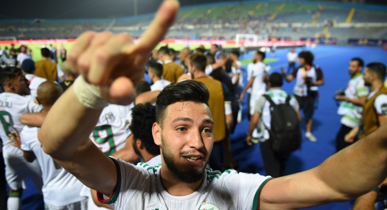 Ramy Bensebaini was part of the Algerian team at the Africa Cup of Nations