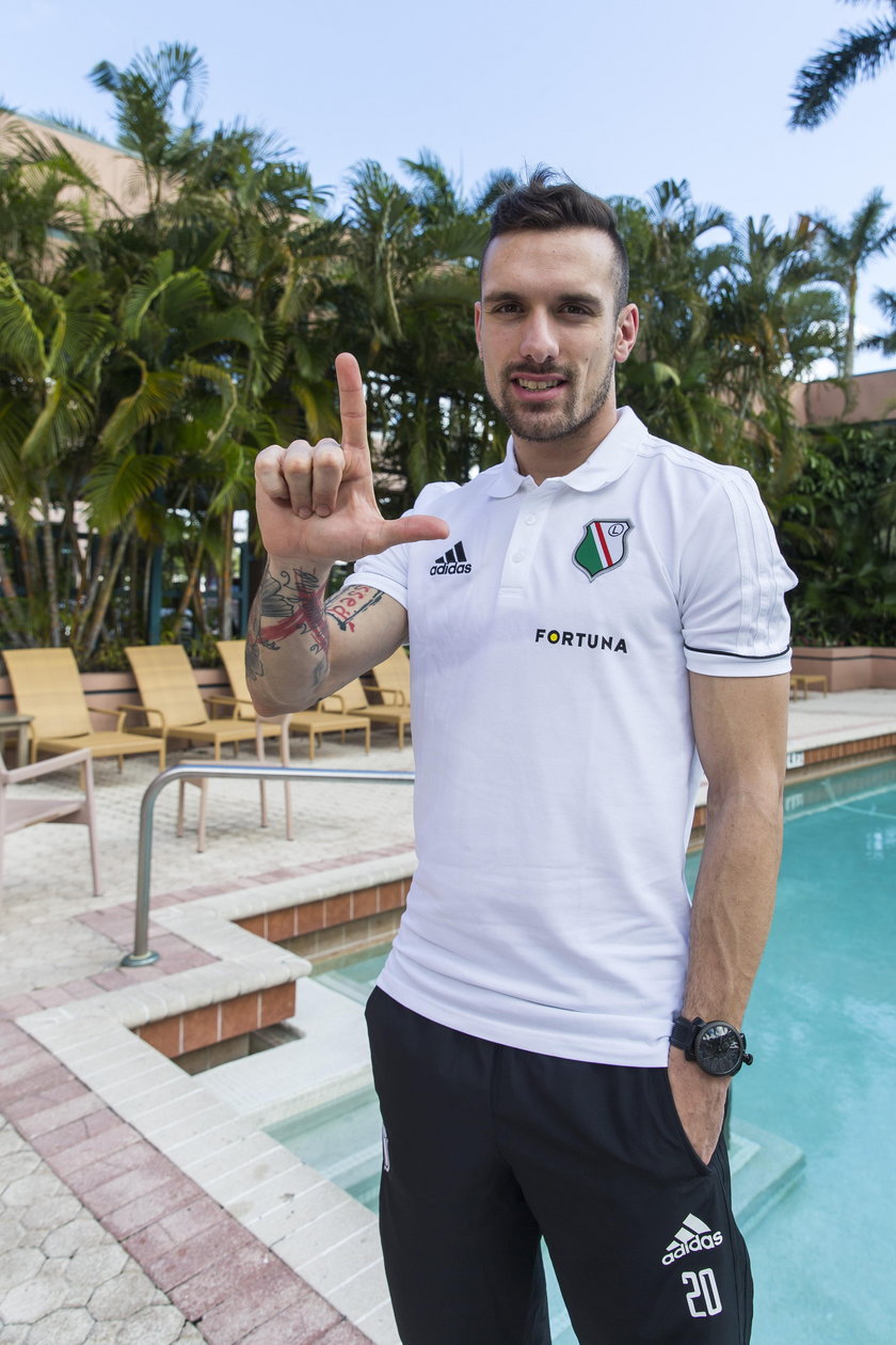 Pilka nozna. Ekstraklasa. Legia Warszawa. Trening. 16.01.2018