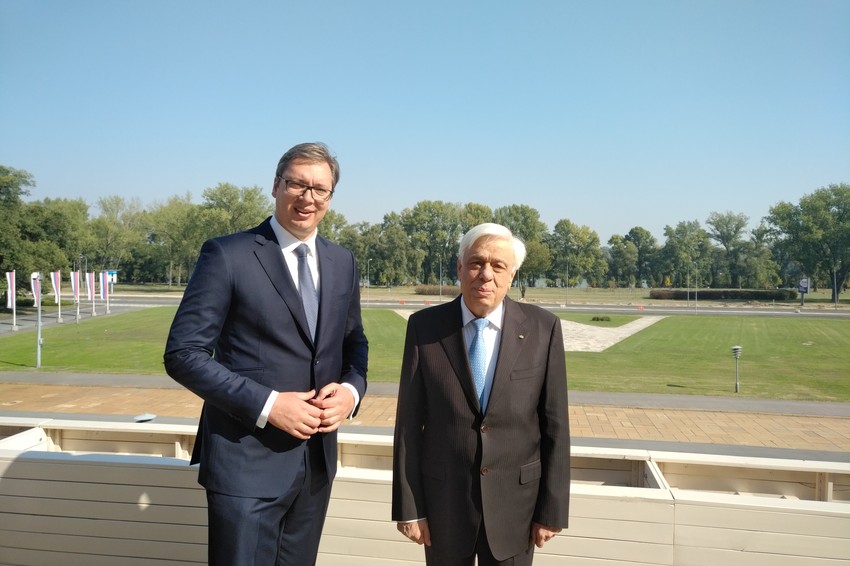 Aleksandar Vučić i Prokopis Pavlopulos