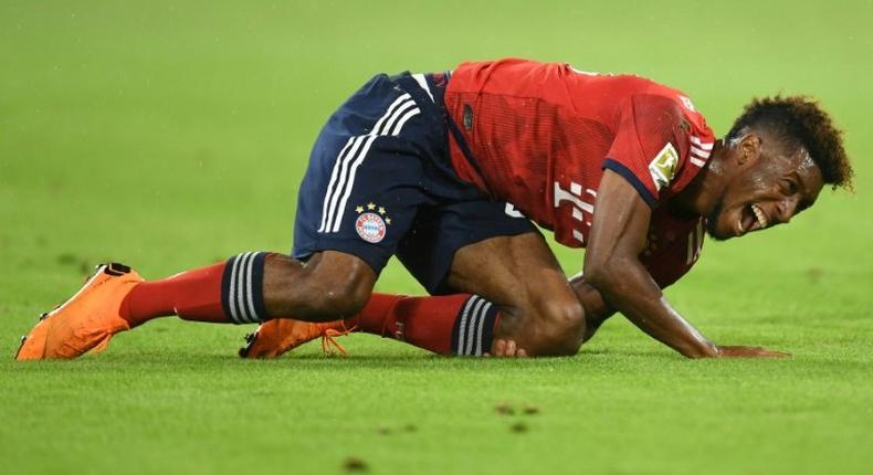 Kingsley Coman has been out of action since being injured on the opening day of the season